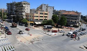 Σε εξέλιξη τα έργα στη συμβολή των οδών Παναγούλη-Ηρ. Πολυτεχνείου-Φαρσάλων
